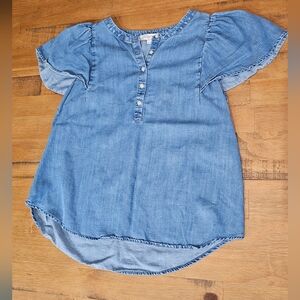LOFT medium petite denim top